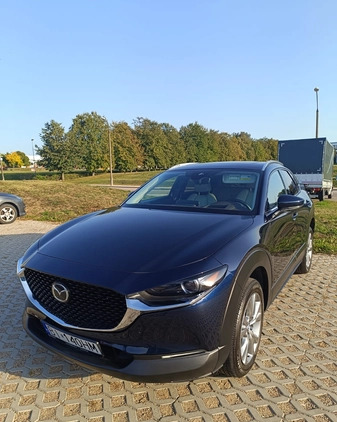 Mazda CX-30 cena 96600 przebieg: 48900, rok produkcji 2021 z Białystok małe 211